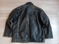 Черно кожено яке размер XL, снимка 2