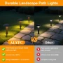 Градински осветителни тела ALYFC за открито Комплект от 8 дистанционно, снимка 7