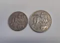 Лот 5 и 10 лева 1930 година България , снимка 5