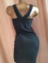 S/M Черна спортно елегантна рокля , снимка 2