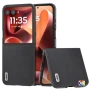 Motorola Razr 60 Ultra 5G ABEEL Electroplating Edge Genuine Cow Leather+PC Удароустойчив Калъф и Про, снимка 1
