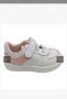 Обувки за момиче в бял цвят с розово размер 25, снимка 1 - Детски обувки - 44802748