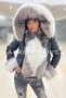 Луксозни дамски палта от естествен косъм, естествена кожа, кашмир и лисица, снимка 13