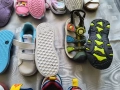 Детски обувки, включващ сандали, маратонки, чехли тип "крокс" и пантофи., снимка 8