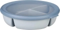 Mepal - Кутия за храна Cirqula - Купа за бенто с 3 отделения 1000 мл - Северно синьо, снимка 1