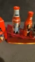 Coca Cola 100 години комплект бутилки, 10 мини алуминиеви бутилки с поставка, снимка 14
