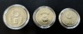 Монети. Пълен комплект.  1 , 2 и 5  лева 1980 - Световно първенство по футбол Испания. 1982 година., снимка 1