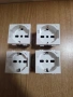 4 броя електрически контакт тип Schuko марка ELEC DOCK (модел ED-3001M), снимка 1