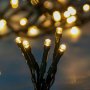 Коледни лампички в топло бяло, 400 LED диода с програми на светене, снимка 2