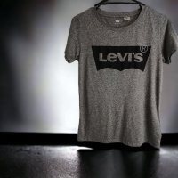 Мъжка/дамска тениска Levi's, XS, сива, меланж, снимка 1 - Тениски - 36618144