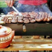 Скара/барбекю на дървени въглища + грил за пилета, шашлици....., снимка 8 - Барбекюта - 30757976