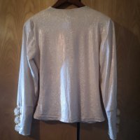 Нова празнична блестяща блуза с етикет L, снимка 2 - Блузи с дълъг ръкав и пуловери - 31105525
