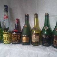 Големи стъклени бутилки от алкохол различни видове за колекция, снимка 7 - Колекции - 31986148