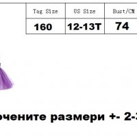 Детска рокля розова нова размер 160, снимка 4 - Детски рокли и поли - 25818194