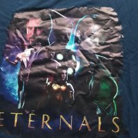 Нова тениска с надпис  Eternals, снимка 3 - Тениски - 31144465