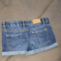 Детски къси дънкови панталонки за момиче 4/5г., снимка 3 - Детски панталони и дънки - 42882968