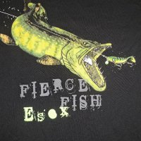 Fladen Fishing Hungry Pike T-Shirt  (L) риболовна тениска, снимка 2 - Спортна екипировка - 42787555