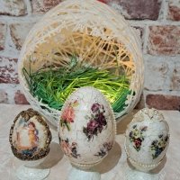 Декоративни яйчица , снимка 1 - Декорация за дома - 39243704
