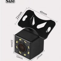 Камера с нощен режим за задно виждане с 8 LED диода, снимка 5 - Аксесоари и консумативи - 30370152