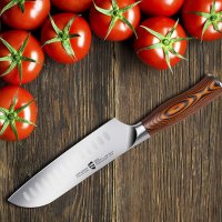 Нов кухненски нож от немска неръждаема стомана с ергономична дръжка за рязане кухня дом, снимка 5 - Прибори за хранене, готвене и сервиране - 39354769