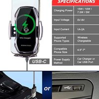 Нова зарядна Поставка за мобилен телефон за автомобил кола универсална стойка, снимка 4 - Селфи стикове, аксесоари - 40454652