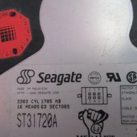 Seagate MEDALIST ST31720A-1.7 GB античен вътрешен твърд диск за колекционери., снимка 3 - Твърди дискове - 36989313