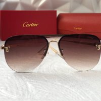 Cartier 2023 мъжки слънчеви очила авиатор унисекс дамски слънчеви очила, снимка 4 - Слънчеви и диоптрични очила - 42830162