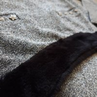Нова колекция брокатеста блуза SOGO с къс косъм на намаление, снимка 3 - Блузи с дълъг ръкав и пуловери - 30518652
