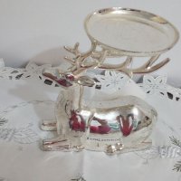 Коледен елен свещник, снимка 1 - Декорация за дома - 35020498