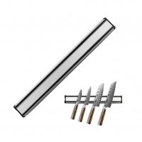 2924 Магнитна алуминиева поставка за кухненски ножове, снимка 3 - Аксесоари за кухня - 34265460