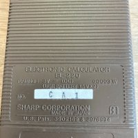 Sharp El-220 ретро калкулатор, снимка 4 - Друга електроника - 30939624