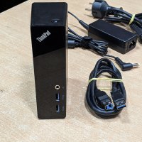 Докинг станция Lenovo ThinkPad USB 3.0 Dock + Гаранция, снимка 3 - Части за лаптопи - 31343184