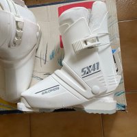 Дамски ски обувки Salomon SX41 Lady Size White Blue, снимка 4 - Зимни спортове - 40398776