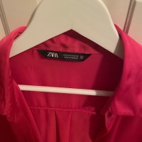Розова риза Zara, снимка 3 - Ризи - 42589930