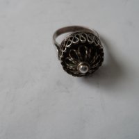 стар сребърен пръстен, снимка 4 - Антикварни и старинни предмети - 31787933