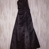 Дълга официална абитуриентска рокля с наметало р-р XS-S, снимка 5 - Рокли - 44550048
