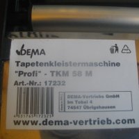 Професионална Нова Немска Ръчна Машина Поставяне/Залепяне/Облепяне Тапети До 58 см Ширина-DEMA PROFI, снимка 8 - Други инструменти - 42400032