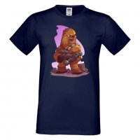 Мъжка тениска Star Wars Chewbacca Star Wars Игра,Изненада,Подарък,Геймър, , снимка 13 - Тениски - 36808670