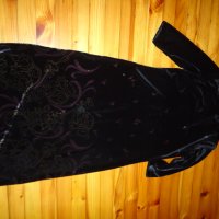 рокля черен плюш, снимка 2 - Рокли - 29611482