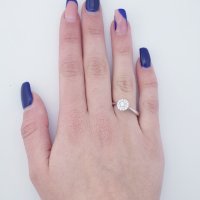 Годежни пръстени с циркони или с ДИАМАНТИ, снимка 1 - Пръстени - 13698514