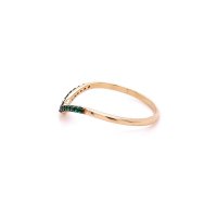 Златен дамски пръстен 0,98гр. размер:56 14кр. проба:585 модел:22055-2, снимка 3 - Пръстени - 44262082