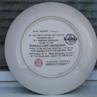 Порцеланова чиния лимитирана серия , снимка 5 - Чинии - 37512819