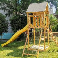 Детска дървена площадка, Детски кът на открито, Съоръжение за игра, снимка 3 - Други - 40508299