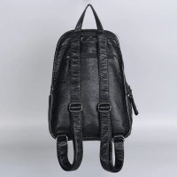 Дамска чанта STELS Q44, Екологична кожа, 38x14x30см, Черен, снимка 4 - Чанти - 44398742