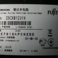 Fujitsu Lifebook – E781, снимка 5 - Части за лаптопи - 29704626