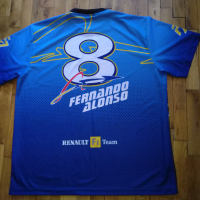 Фернандо Алонсо фенска тениска Формула-1 отлична реален размер Л, снимка 10 - Други спортове - 44783016