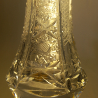 кристална ваза фасетирана , снимка 4 - Вази - 44933748