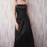 Дълга официална абитуриентска рокля с наметало р-р XS-S, снимка 4 - Рокли - 44550048