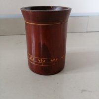 Дървена чаша 10.5 см , снимка 2 - Други стоки за дома - 38275876