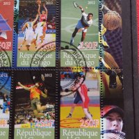 Пощенски марки чиста комплектна серия Олимпиада Лондон 2012г. Пощта Република Конго - 22463, снимка 4 - Филателия - 36663758